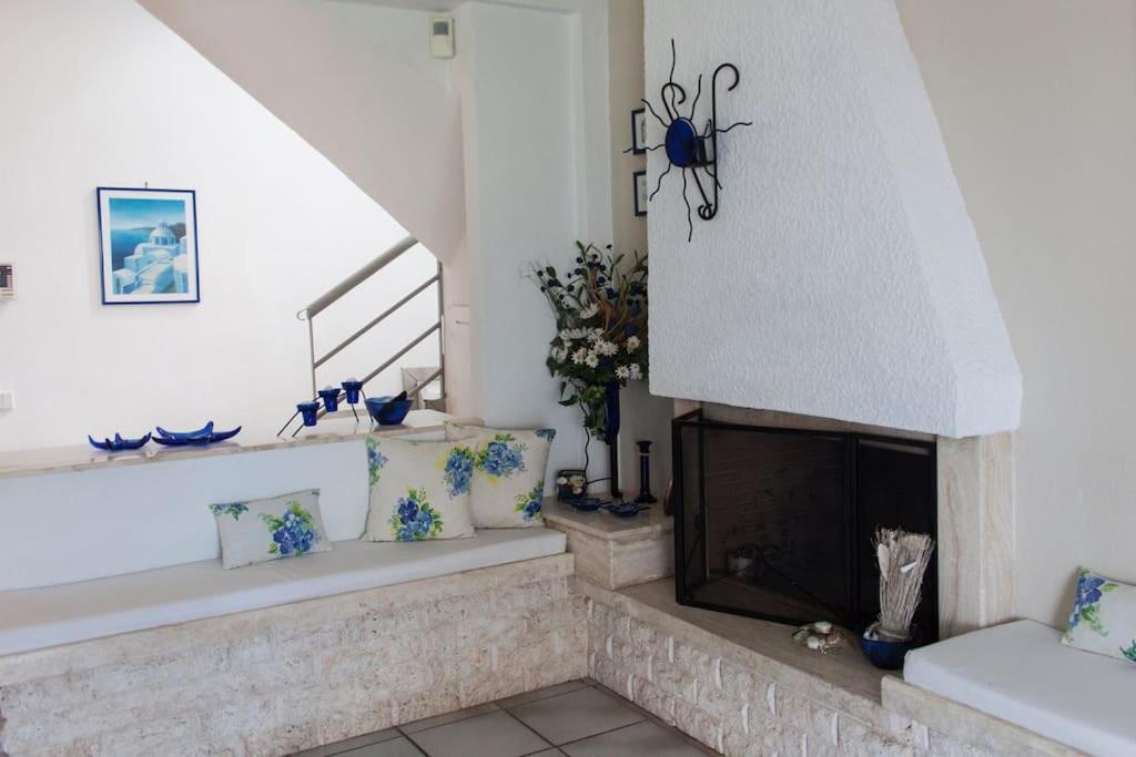 Wonderful House With Private Garden Villa Flogita Buitenkant foto