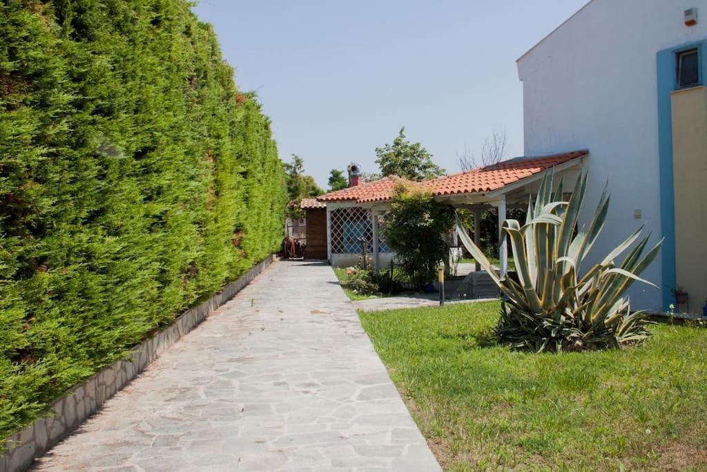 Wonderful House With Private Garden Villa Flogita Buitenkant foto
